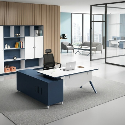 Biurko z Półka Home Office Dekoracja Meble biurowe Meble Biurko
