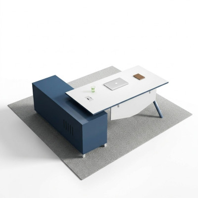 Biurko z Półka Home Office Dekoracja Meble biurowe Meble Biurko