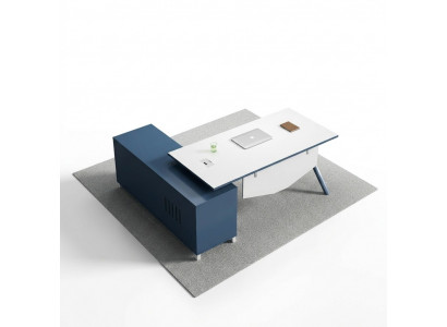 Biurko z Półka Home Office Dekoracja Meble biurowe Meble Biurko