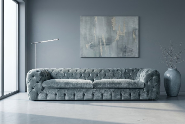 Luksusowe Designerskie Kanapy Chesterfield Skóra Sofa Włókienniczy Materiał xxl duże kanapy
