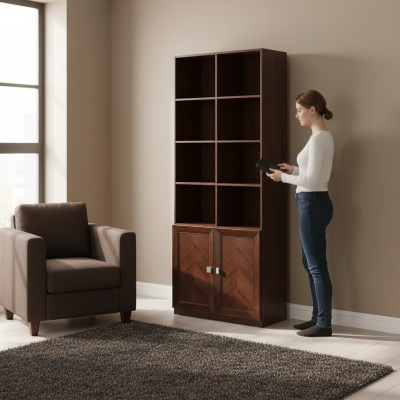 Szafa Półka Szafki Designerskie Meble do Salonu i Biura Drewno System Meble