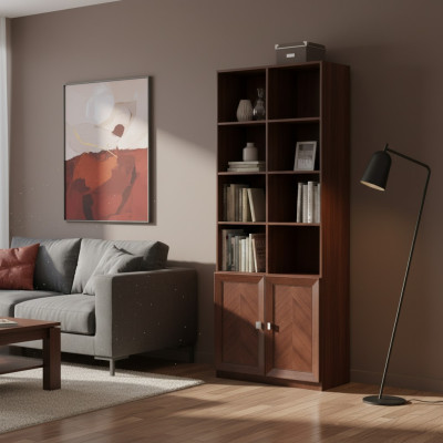 Szafa Półka Szafki Designerskie Meble do Salonu i Biura Drewno System Meble