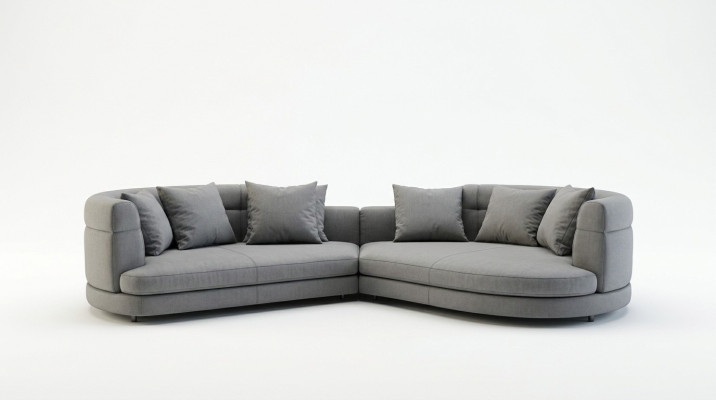 Sofa 4 miejsce do siedzenia sofy materiałowe luksusowy design kanapa podłogowa luksusowa podkładka czteroosobowa xxl