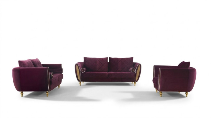 Designerska sofa Zestaw sofowy 3+2+1 miejsce do siedzenia Sofa Podkładka Ustawić pokój dzienny