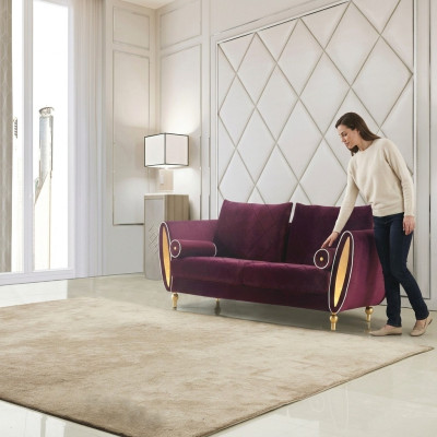 Sofa Kanapa Podkładka 2 miejsce do siedzenia Sofy Kanapy Siedziba Obcios Design Club Aksamit
