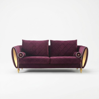 Sofa Kanapa Podkładka 2 miejsce do siedzenia Sofy Kanapy Siedziba Obcios Design Club Aksamit