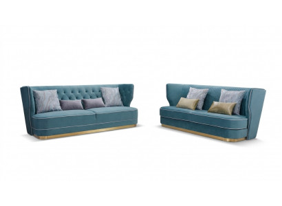 Designerski zestaw sofowy 3+3 miejsce do siedzenia Sofa Podkładka Ustawić Grupa Metal