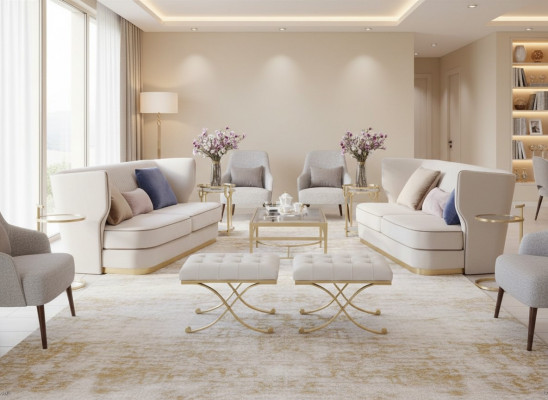 Designerski Zestaw sofowy 2+2 miejsce do siedzenia Sofa Podkładka Ustawić Nowe Meble
