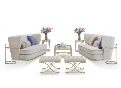 Designerski Zestaw sofowy 2+2 miejsce do siedzenia Sofa Podkładka Ustawić Nowe Meble