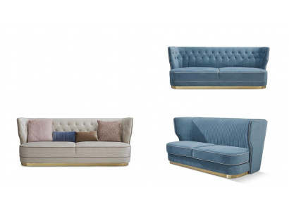 Sofa 3 miejsce siedzące sofy materiałowe luksusowa designerska kanapa nowa sofa luksusowe sofy tapicerowane