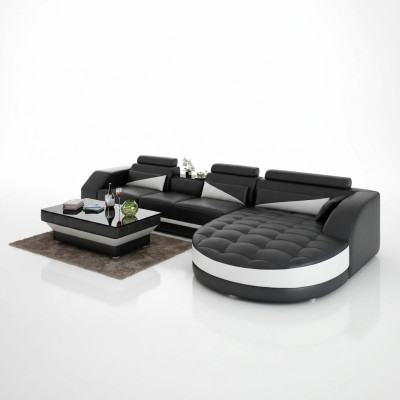 Narożnikowa kanapa L-shape Żywy krajobraz Designerska Sofa Kanapa Podkładka Siedziba Ustawić