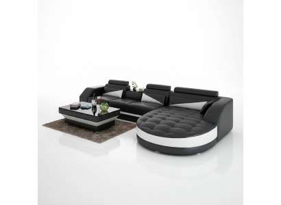 Narożnikowa kanapa L-shape Żywy krajobraz Designerska Sofa Kanapa Podkładka Siedziba Ustawić