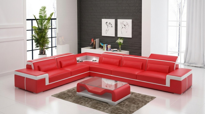 Designerska sofa kanapa Narożnikowa kanapa Podkładka Ustawić Żywy krajobraz w kształcie litery L