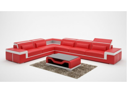 Designerska sofa kanapa Narożnikowa kanapa Podkładka Ustawić Żywy krajobraz w kształcie litery L