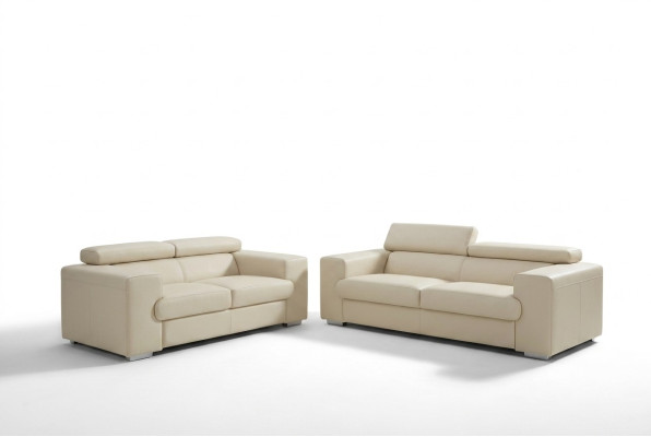 Skórzana sofa Couch Zestaw sofowy Podkładka 3+1+1 miejsce siedzące Kanapy Sofa Design