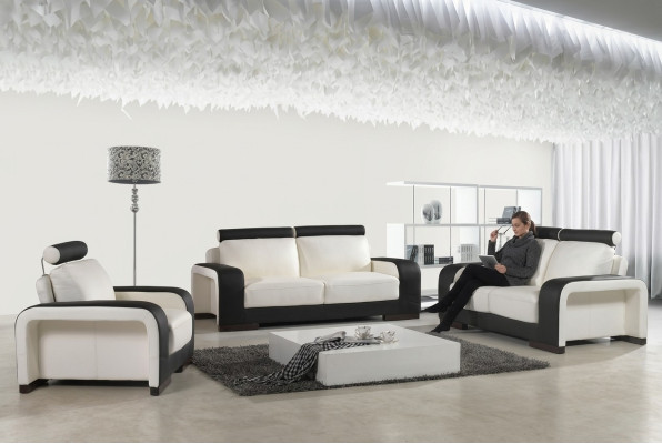 Design Kanapy Sofy Podkładka 32 miejsce do siedzenia Zestaw sofowy Obcios Zestaw Skóra