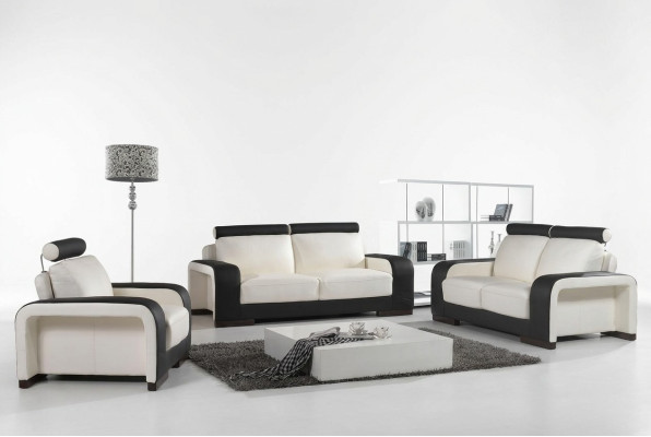 Design Zestaw sofowy Sofy Sofy Podkładka 311 miejsce do siedzenia Obcios Zestaw Skóra