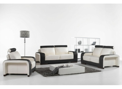 Design Zestaw sofowy Sofy Sofy Podkładka 311 miejsce do siedzenia Obcios Zestaw Skóra