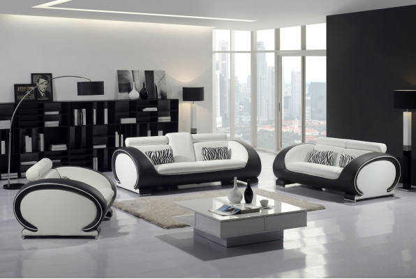 Zestaw sofowy Design Couches 321 miejsce do siedzenia Zestaw Skóra Sofa Obcios Podkładka