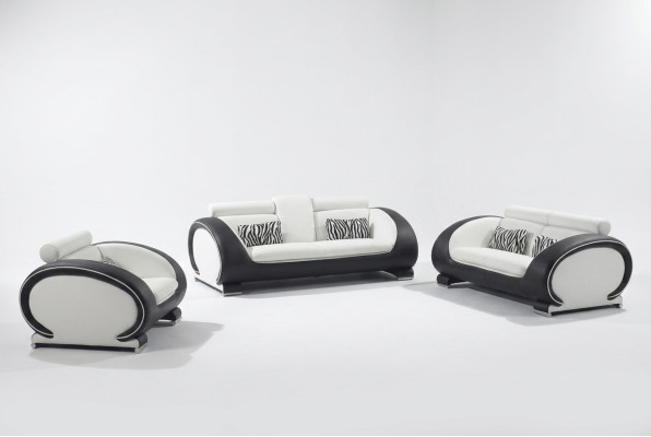 Zestaw sofowy Design Couches 321 miejsce do siedzenia Zestaw Skóra Sofa Obcios Podkładka