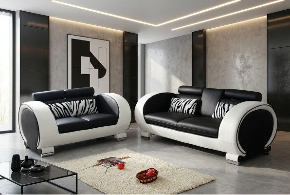 Design Kanapy Sofy Podkładka 32 miejsce do siedzenia Zestaw Zestaw sofowy Sofa Skóra Obcios