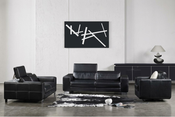 Zestaw sofowy skórzana sofa miejsce do siedzenia zestaw sofa podkładka kanapa 3-częściowy fotel kanapy