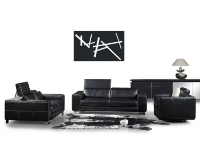 Zestaw sofowy skórzana sofa miejsce do siedzenia zestaw sofa podkładka kanapa 3-częściowy fotel kanapy