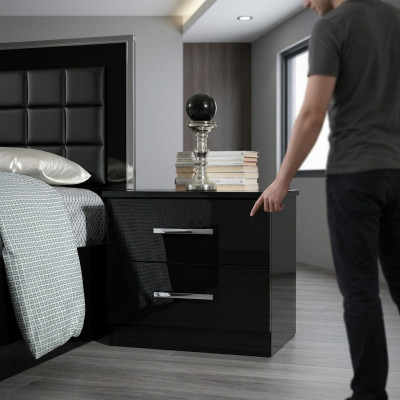 Night Tablica konsola Side Sleep Designer Pokój stoły Konsole Metal Shine