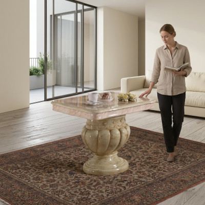 Salon w stylu włoskim Meble stolik kawowy Stolik Drewno stoły Sofa Nowość