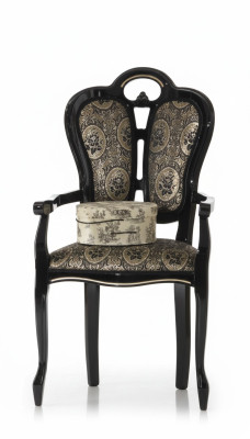 Krzesło do jadalni Drewno Krzesło designerskie Włókienniczy Royal Krzesła Fotel Włochy Meble