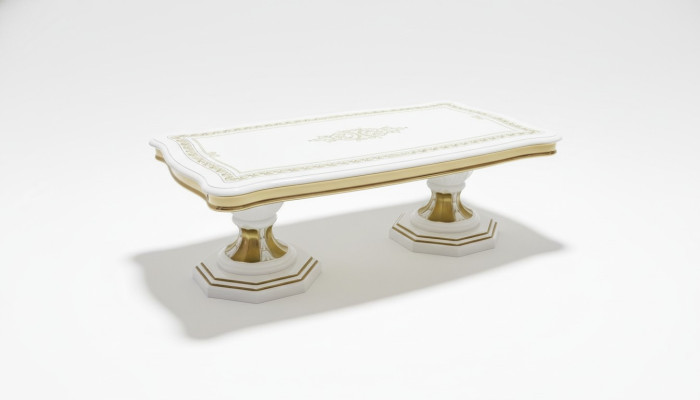stolik kawowy Design Włochy Meble Tabela Living Room stoły 130x70cm Wysoki Połysk Nowe