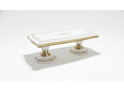 stolik kawowy Design Włochy Meble Tabela Living Room stoły 130x70cm Wysoki Połysk Nowe