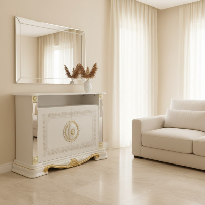 Designerski telewizor RTV Kredens Kredens Side Szafka niska Pokój Półka Luxury Living