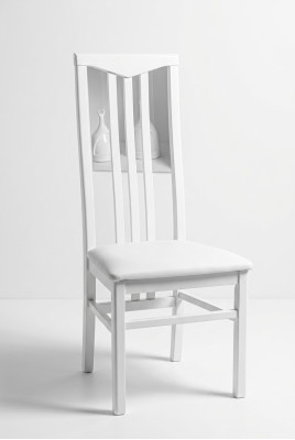 Krzesło 2x Jadalnia Pokój Krzesła Fotel Drewno Design Meble Krzesło Tapicerowane Made in Italy
