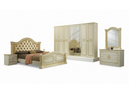 Sypialnia Łóżko Chesterfield Łóżko podwójne Podkładka Chesterfield Baroque Rokoko