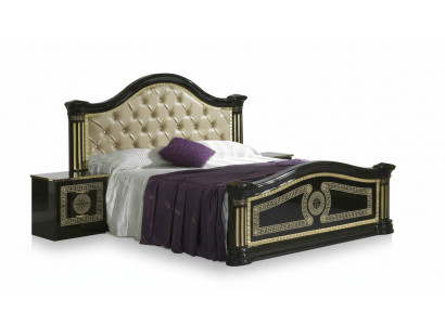 Łóżko skórzane Chesterfield Łóżko tapicerowane Sypialnia łóżko podwójne łóżko 180x200cm