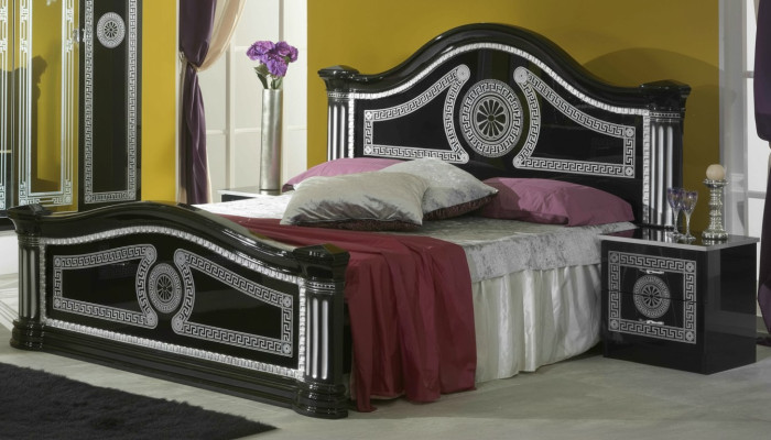 Łóżko Podkładka Classic Podwójne łóżko 180x200cm Drewno Hotel bed Sypialnia Nowość