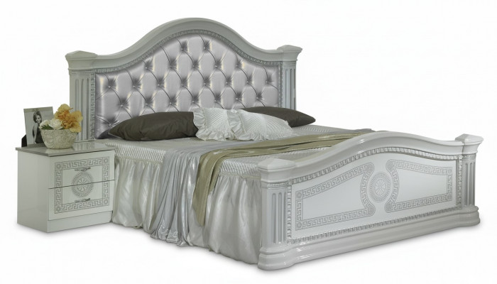 Designerskie łóżko Sypialnia łóżka Chesterfield Włókienniczy Skóra Hotel Luxury Podkładka
