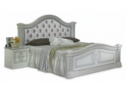 Designerskie łóżko Sypialnia łóżka Chesterfield Włókienniczy Skóra Hotel Luxury Podkładka