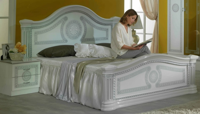 Designerskie Łóżko Sypialnia Klasyczne łóżko Drewno Hotel Luksusowa Podkładka Siedziba Nowość