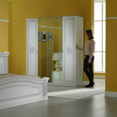 Luksusowe Sukienki Szafa Designerskie Szafy na Wysoki Połysk Meble Living Drewno Nowe