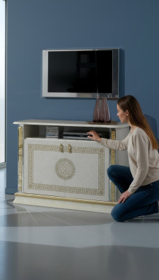Klasyczny designerski Kredens Drewno Szafa Komody Nowoczesny włoski