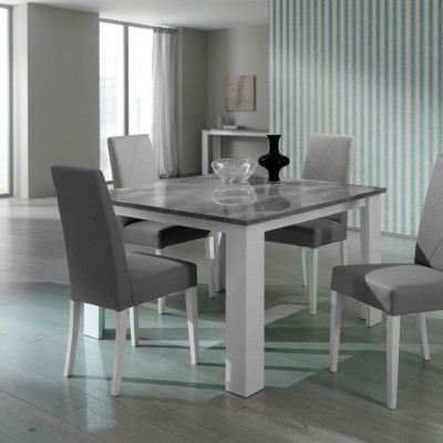 Design Stół obiadowy Square Modern Table jadalnia Drewno stoły