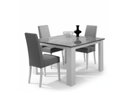 Design Stół obiadowy Square Modern Table jadalnia Drewno stoły