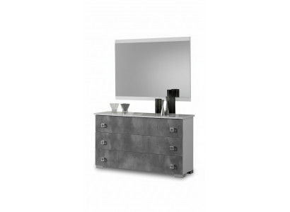 stoły Konsole Tablica Side Board Sleep Pokój Drewno Lustro + Kredens Komody
