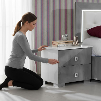 Design Night Konsola Side Sleep Pokój Luksusowe Konsole stoły Drewno Nowe