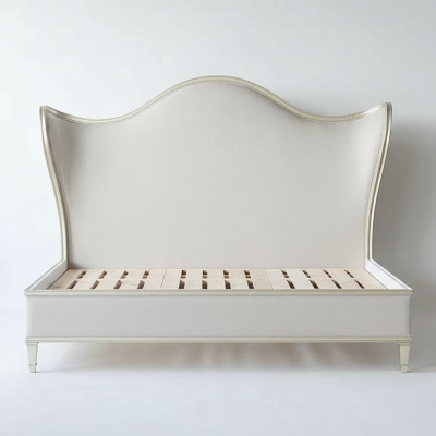 Drewno Design Łóżko Double Luxury Małżeństwo Nowoczesny Hotel Frame Sleep Pokój