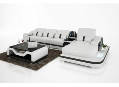 Narożnikowa kanapa Materiał LForm funkcji łóżka Couch Design Podkładka Włókienniczy Skóra Narożnik