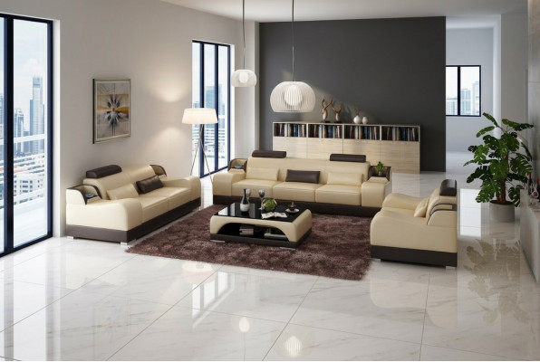 Nowoczesny Zestaw sofowy Sofa Obcios Grupa 311 miejsce do siedzenia skórzana sofa
