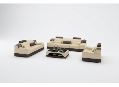 Nowoczesny Zestaw sofowy Sofa Obcios Grupa 311 miejsce do siedzenia skórzana sofa